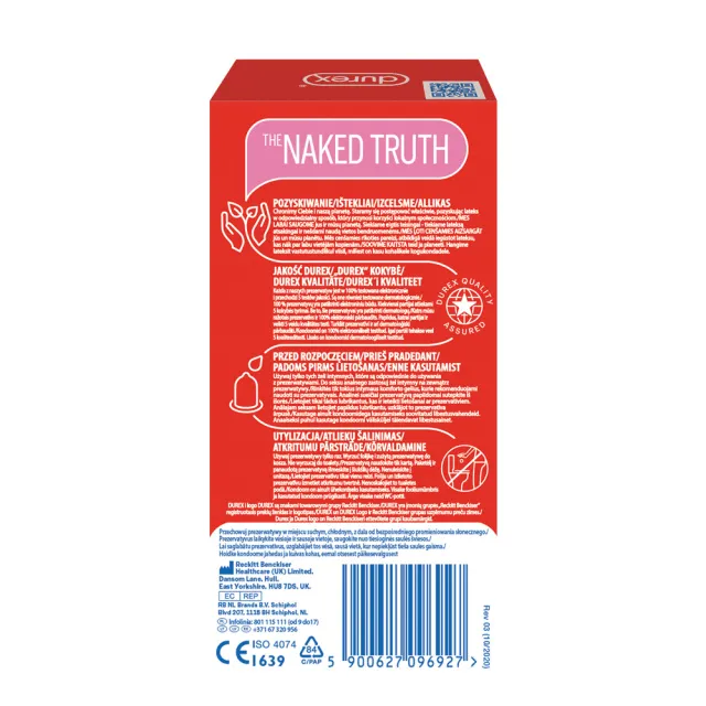 Презервативы Durex Feel Thin Classic, 12 шт.