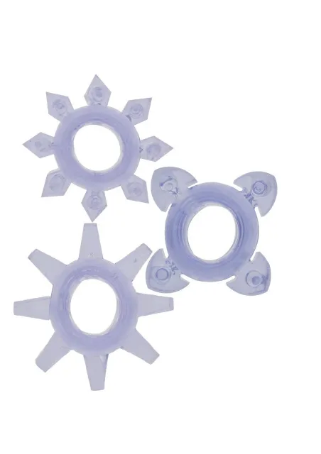 TOYJOY Tickle C-Rings - Pierścień erekcyjny, Fioletowy