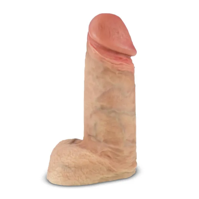 Silexd Premium Real Skin Model 1 - Dildo, W kolorze cielistym, 30 cm, XL