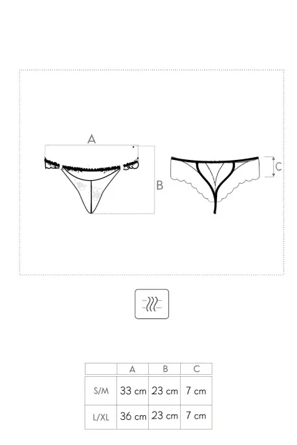 LIVCO CORSETTI FASHION Panty Good Girl - Majtki stringi, L/XL