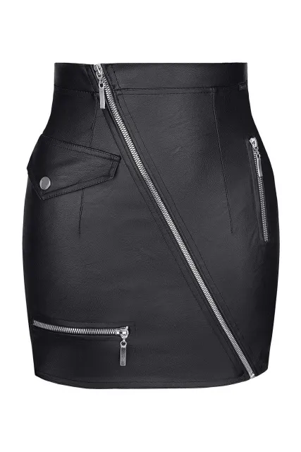 Мини-юбка Demoniq FRANCESCA001, XXL (черный)