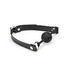 Кляп Liebe Seele Organosilicon Ball Gag, 4.3 см (чорний)