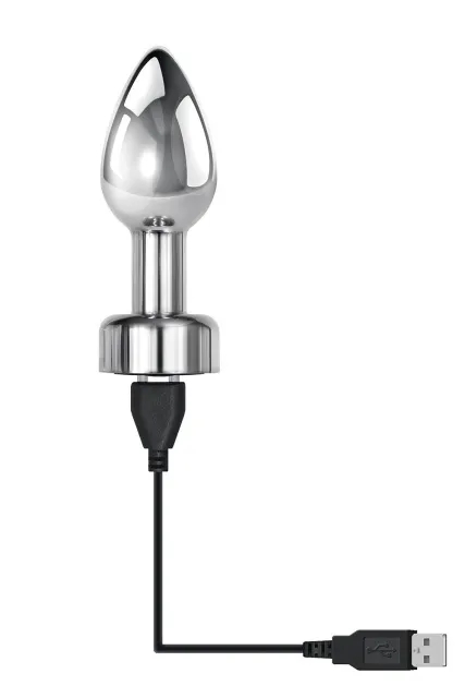 Gender X Rockin Metal Plug - Korek analny, Srebro, 9.2 cm