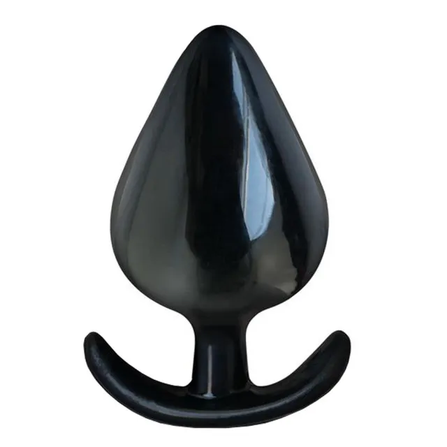 AFTERDARK Alphona L - Korek analny, Czarny, 11 cm