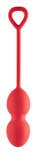 Вагінальні кульки Dream Toys Playful Drops, 17.5 см (червоний)