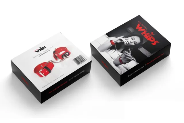 Наручники Whips Collections lakier (червоний)