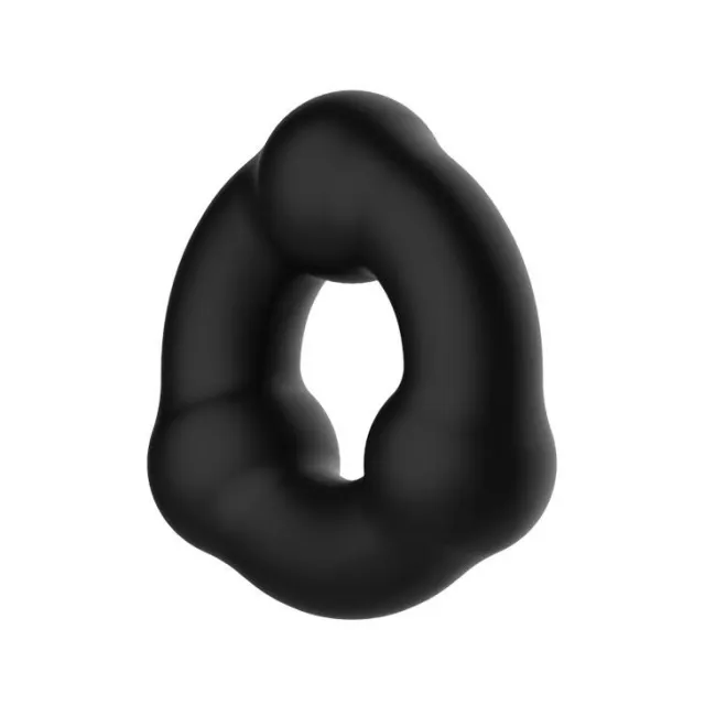 Эрекционное кольцо Crazy Bull Super Soft Ring, 5.4 см (черный)