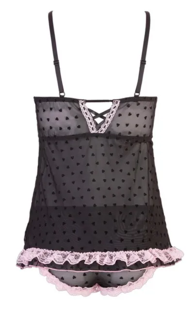 Cottelli LINGERIE Top and Panties - Komplet
