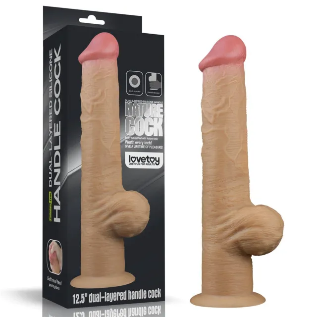 Фаллоимитатор Lovetoy Handle Cock 12.5'', 32.8 см (телесный)