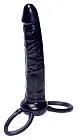You2Toys Anal Special - Nakładka na penisa do podwójnej penetracji, Czarny, 16 cm