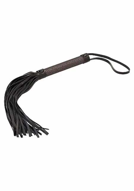 Флоггер Ouch! Elegant Flogger, 39 см (серый)