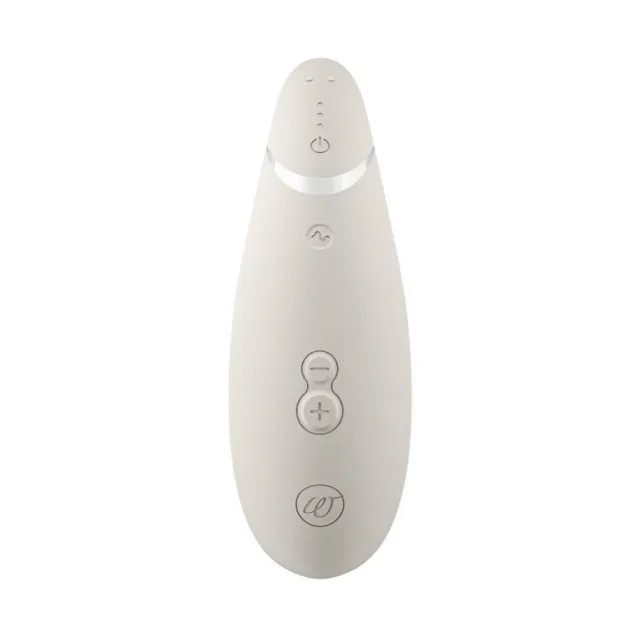 Womanizer Premium 2 - Bezdotykowy stymulator łechtaczki, Szary, 15, 5 cm