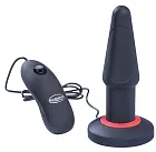 Malesation Dual Layer Silicone Plug Vibe - Korek analny, Czarny, 14, 6 cm