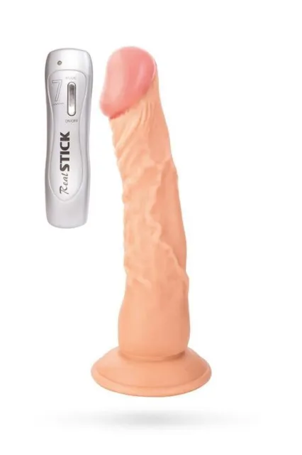 Вібратор Toyfa RealStick Nude, 22.5 см (тілесний)
