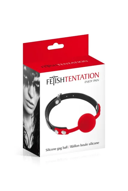 Кляп Fetish Tentation Ball Gag, 4 см (красный)