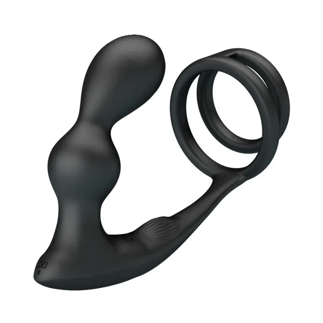 Вибростимулятор простаты MR Play Remote Control, 13.5 см (черный)