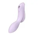 Вакуумний стимулятор клітора з вібрацією Satisfyer Curvy Trinity 2 (бузковий)