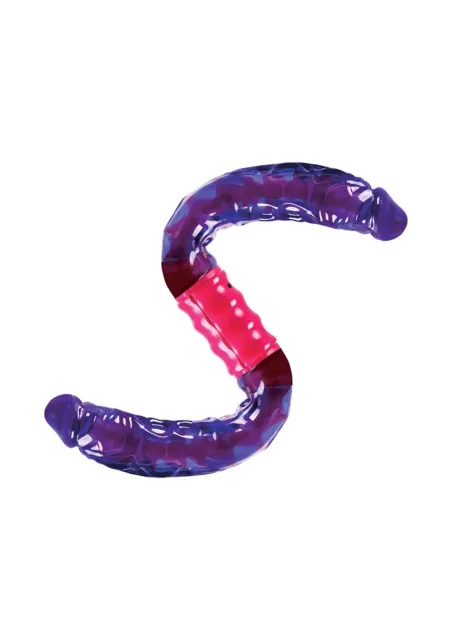 CalExotics Dual Vibrating Flexi-Dong -, Fioletowy, 42 cm