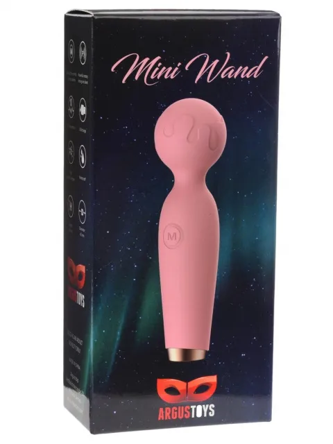 Вибратор Argus Mini Wand, 15 см (розовый)