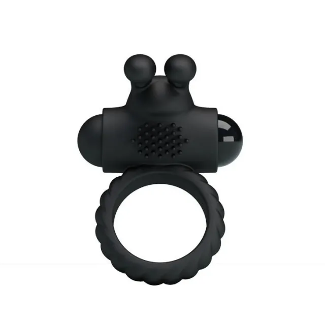 Ерекційне кільце Pretty Love Eudora Penis Ring, 2,4 см (чорний)