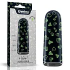 Вибратор для клитора LoveToy Heart Massager Glow In The Dark, 8,5 см (черный)