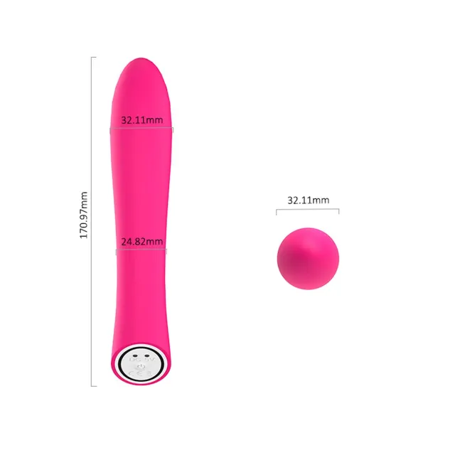 B - Series Joy Mistress - Wibrator, Różowy, 17 cm