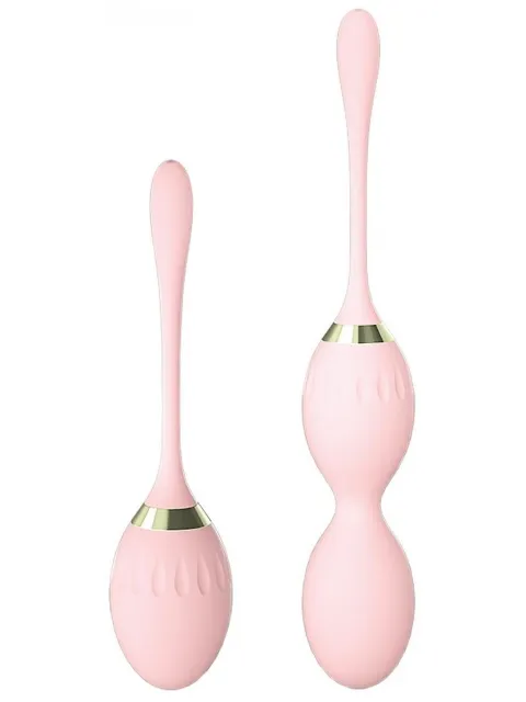Argus Kegel Balls - Zestaw kulek dopochwowych, Różowy, 19.8 cm