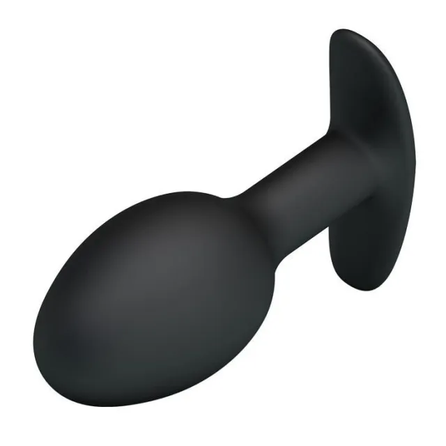 Анальна пробка Pretty Love Silicone Anal Plug, 8.4 см (чорний)