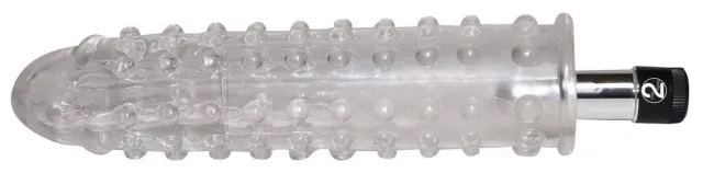 You2Toys Vibro Penis Sleeve - Nakładka na penisa, Przezroczysty, 16 cm