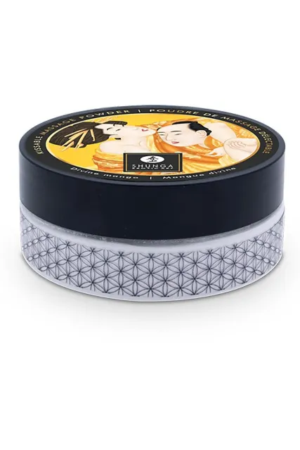 Масажний набір Shunga Kissable Massage Powder Luscious Mango, 2 шт