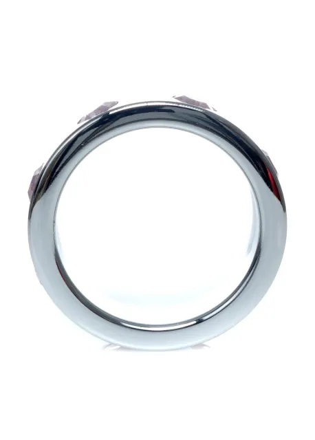 B - Series HeavyFun Metal Cock Ring - Pierścień erekcyjny, Srebro, 5.5 cm