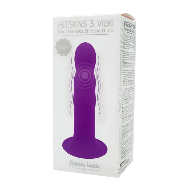Вибратор Adrien Lastic Hitsens 3 Vibe, 18.2 см (фиолетовый)