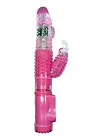 Boss Series Rabbit Massager - Wibrator królik, Różowy, 24.5 cm