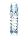 B - Series EasyLove Stymulator Penis Sleeve - Nakładka na penisa, Niebieski, 13:5 cm, XXXL