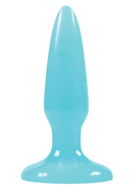 Анальна пробка NS Novelties Firefly Pleasure Plug Mini, 8.1 см (блакитний)