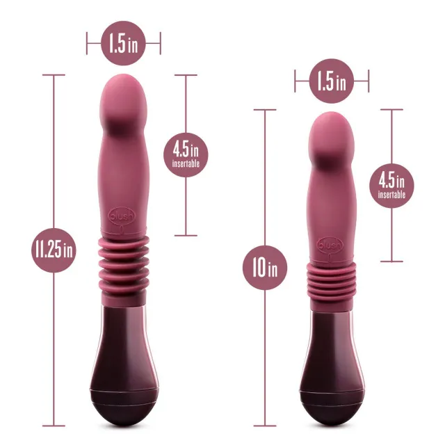 Вибратор Temptasia Trixie, 25.4 см (бордовый)