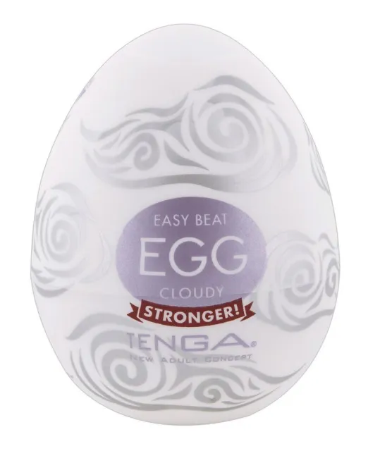 Tenga Egg Cloudy -, Biały, 7 cm