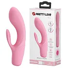Вібратор-кролик Pretty Love Tim Vibrator Light, 15.5 см (рожевий)