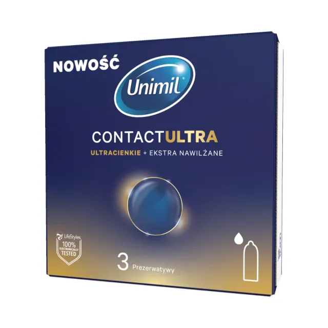 Презервативы Unimil Contact Ultra, 3 шт