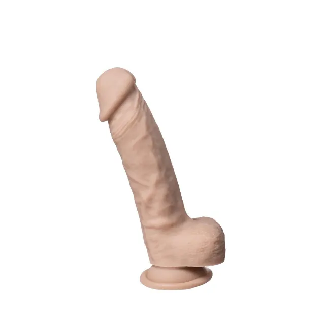 Фаллоимитатор Silexd Real Skin Model 1 Size 8", 20.3 см (телесный)