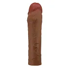 Насадка на пенис Pretty Love Chane, 18 см (коричневый)