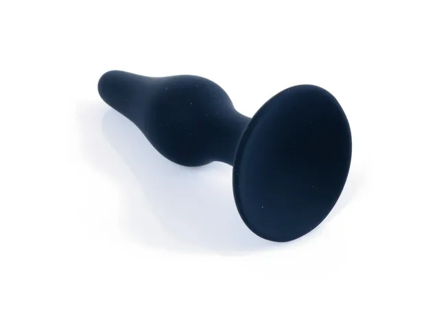Анальная пробка Boss Silicone Plug Small, 10 см (черный)