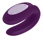 Вибратор для пары Satisfyer Double Joy Partner, 9,1 см (фиолетовый)