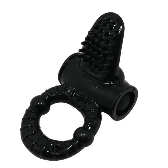 Эрекционное кольцо Baile Sweet Vibration Ring, 10 см (чернный)