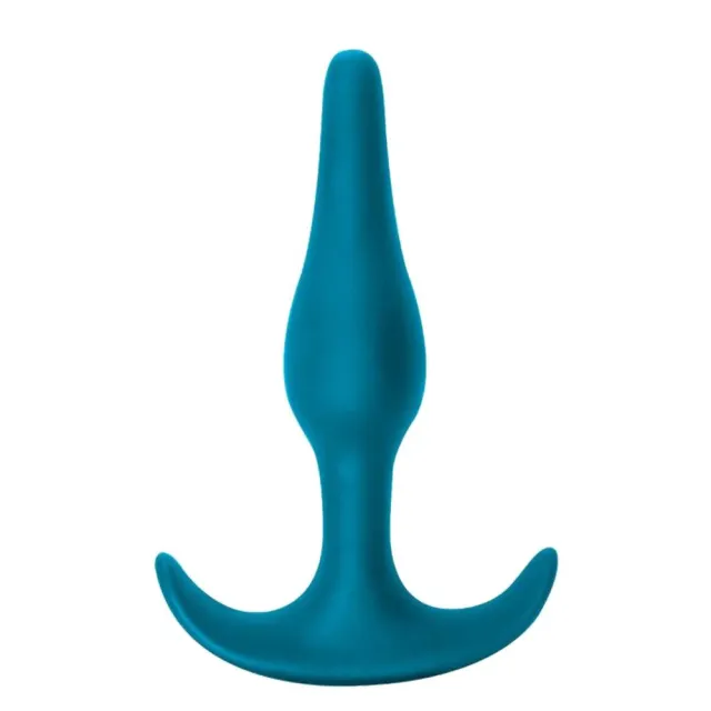 Анальная пробка Lola Games Plug Smooth Aquamarine, 12.5 см (синий)