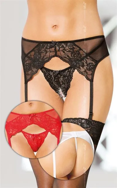 Пояс для чулок Softline Garterbelt 3317, M/L (черный)