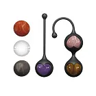 Adrien Lastic Harmony Stones - Zestaw kulek dopochwowych, Czarny, 18.3 cm