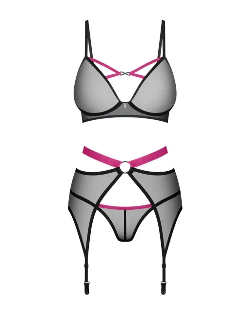 Obsessive Novenes - Komplet bielizny, M/L