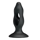 BAILE Fabulous Contraction And Expansion - Korek analny, Czarny, 11 cm