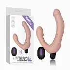 Безремневой вибрострапон Rechargeable IJOY, 21 см (телесный)